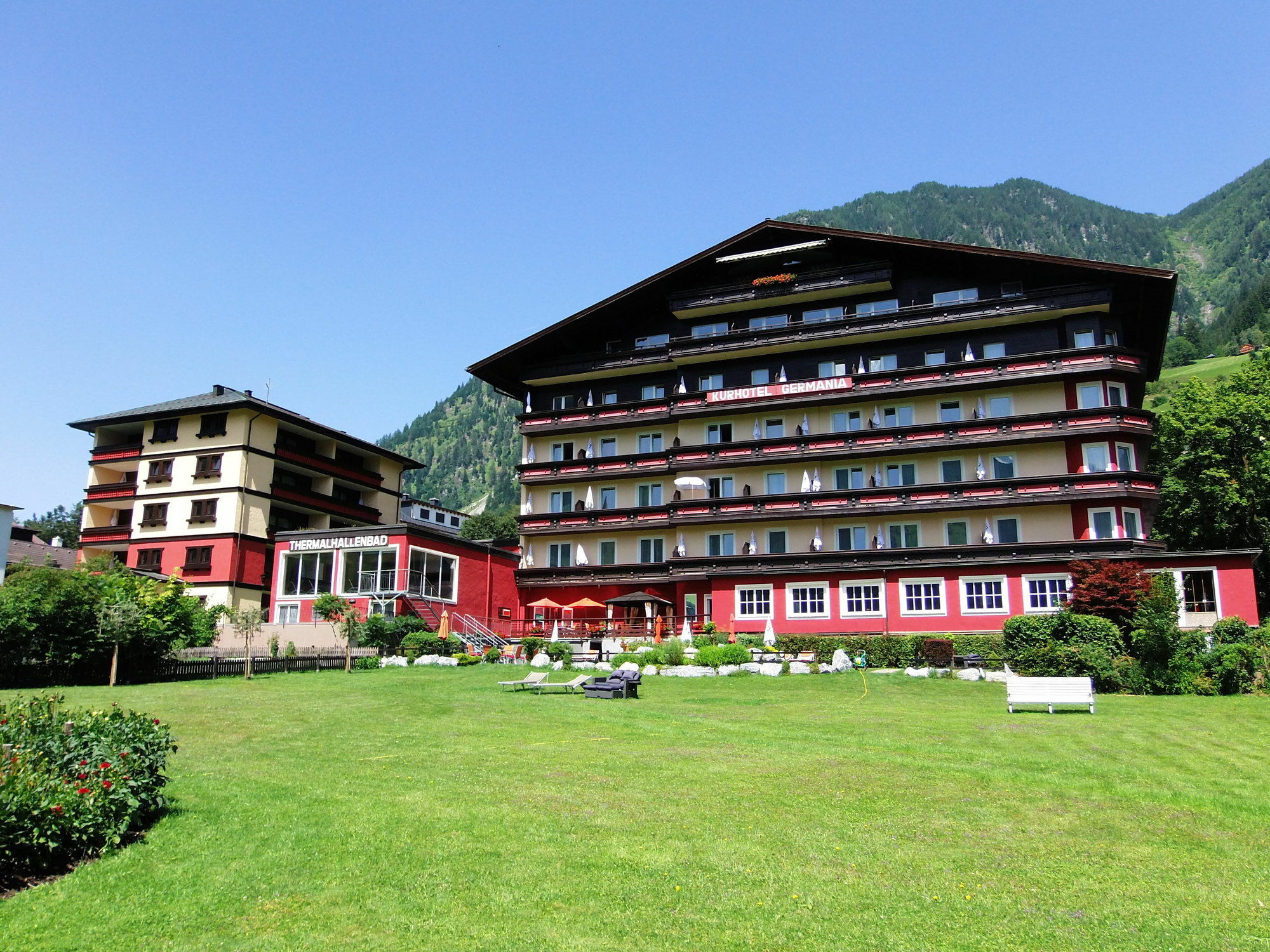 Hotel Germania Gastein - Ganzjaehrig Inklusive Alpentherme Gastein & Sommersaison Inklusive Gasteiner Bergbahnen Bad Hofgastein Luaran gambar